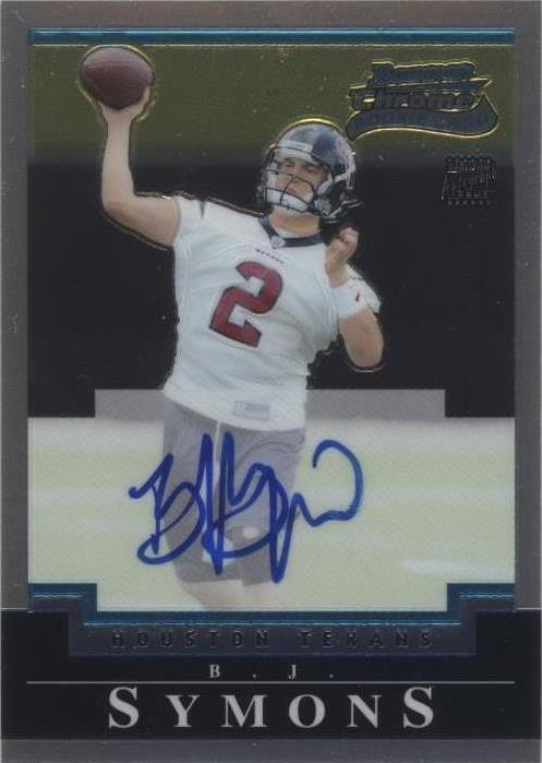 2004 Bowman Chrome B.J. Symons #234