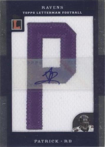 2008 Topps Letterman Allen Patrick #AP-APA