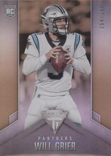2019 Panini Chronicles Will Grier #TR29