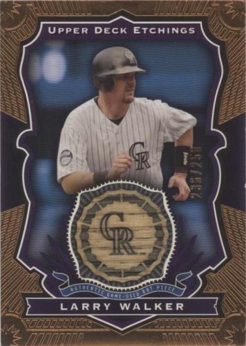 2004 Upper Deck Etchings - Larry Walker #BE-LW