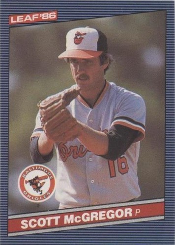 1986 Leaf Canadian - Scott McGregor #165