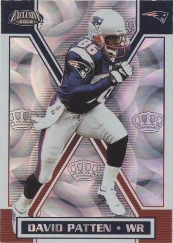 2002 Pacific Exclusive David Patten #102