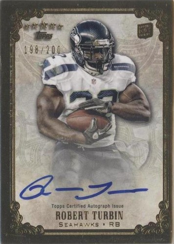 2012 Topps Five Star Robert Turbin #FSFA-RTU
