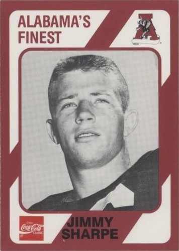 1989 Collegiate Collection Alabama Crimson Tide Jimmy Sharpe #573