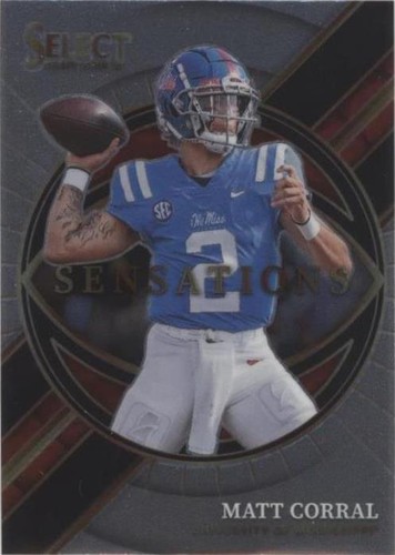 2022 Panini Select Draft Picks Matt Corral #SEMC