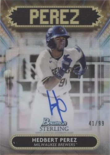 2022 Bowman Sterling - Hedbert Perez #SSA-HP