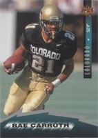 1997 Score Board Talkn' Sports Rae Carruth #20