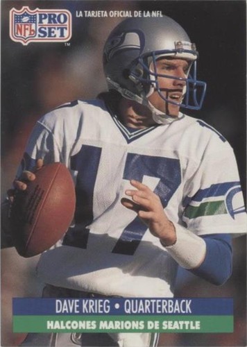 1991 Pro Set Spanish Dave Krieg #230