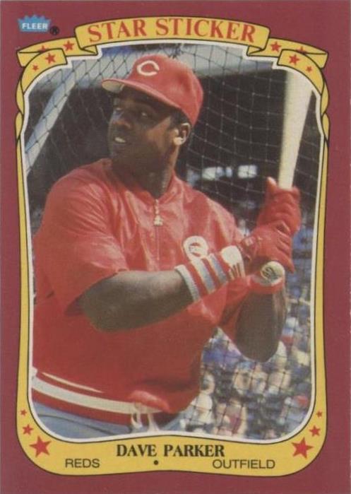 Pegatinas Fleer Star 1986 - Dave Parker #84