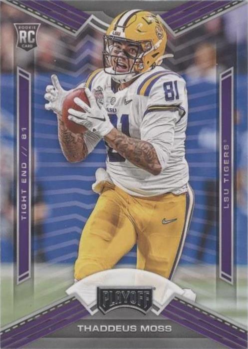 2020 Panini Chronicles Draft Picks Thaddeus Moss #12