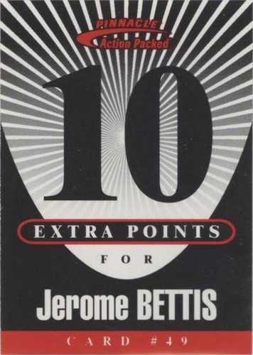 1997 Pinnacle Action Packed Jerome Bettis #49