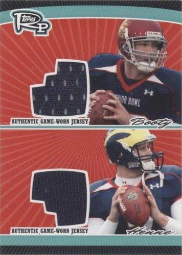 2008 Topps Rookie Progression Chad Henne John David Booty #PDR-BH