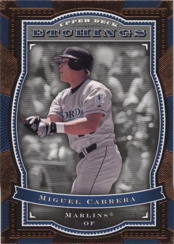 2004 Upper Deck Etchings - Miguel Cabrera #61