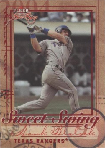 2004 Fleer Sweet Sigs - Hank Blalock #12SS