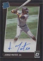 2021 Panini Donruss Optic - Jorge Mateo #RRS-JM