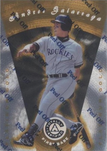 1997 Pinnacle Totally Certified - Andres Galarraga #48