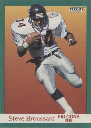 1991 Fleer Steve Broussard #196