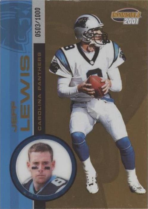 2001 Pacific Invincible Jeff Lewis #36
