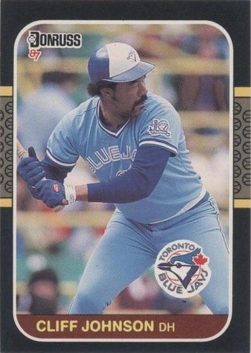 1987 Donruss - Cliff Johnson #645