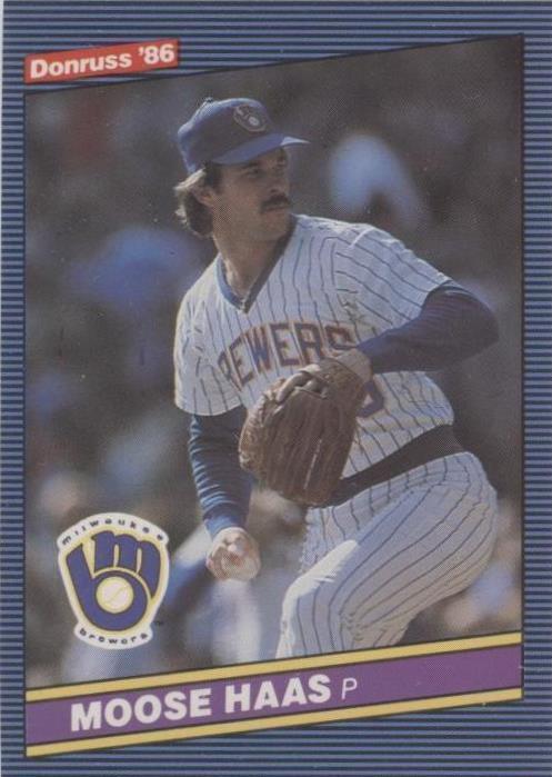 1986 Donruss - Moose Haas #237