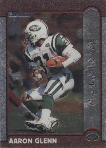 1999 Bowman Chrome Aaron Glenn #91