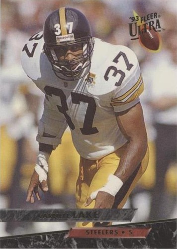 1993 Fleer Game Day #37 Carnell Lake card, Pittsburgh 1993 Fleer Game Day #37 Carnell Lake card, Pittsburgh