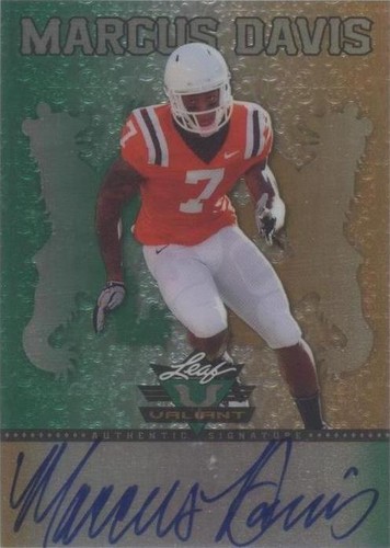2013 Leaf Valiant Marcus Davis #BA-MD1