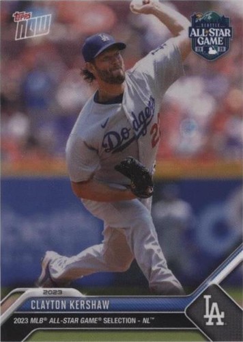 2023 Topps Now All-Star Game Selections - Clayton Kershaw #ASG-CK