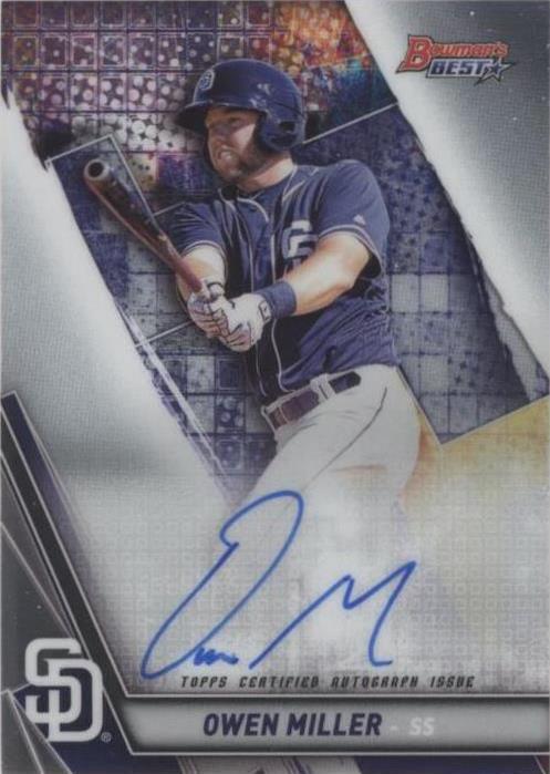 2019 Bowman's Best - Owen Miller #B19-OM