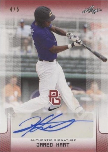 2017 Leaf Perfect Game National Showcase - Jared Hart #BA-JH3