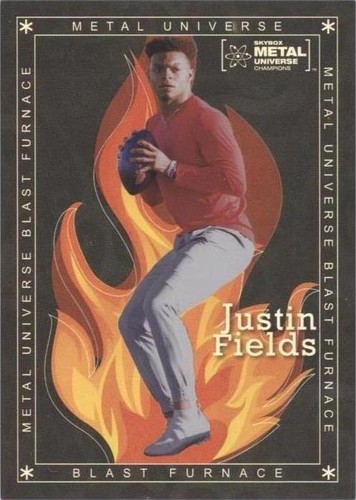 2021 Skybox Metal Universe Champions Justin Fields #BF-6