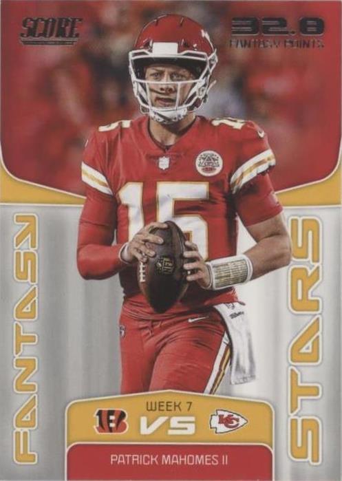 2019 Score - Fantasy Stars #FS-1 Patrick Mahomes II