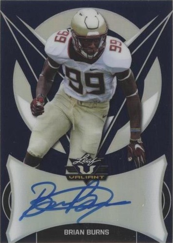 2019 Leaf Valiant Brian Burns #BA-BB3