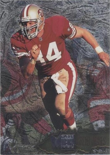 1996 Fleer Metal Brent Jones #108