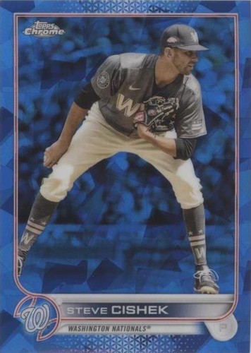 2022 Topps Chrome Update Series Sapphire Edition - Steve Cishek #US296