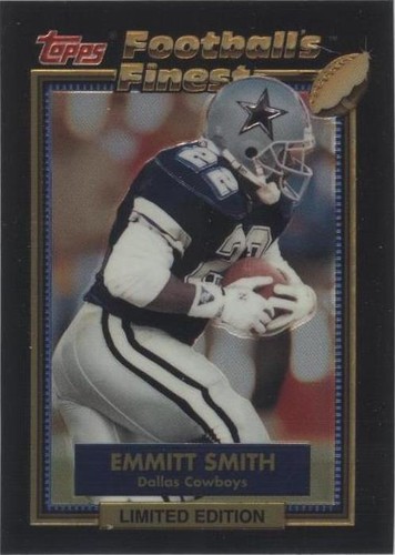 1992 Finest #27 Emmitt Smith FOOTBALL Dallas Cowboys | eBay
