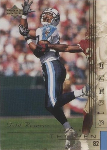 2000 Upper Deck Gold Reserve Yancey Thigpen #168