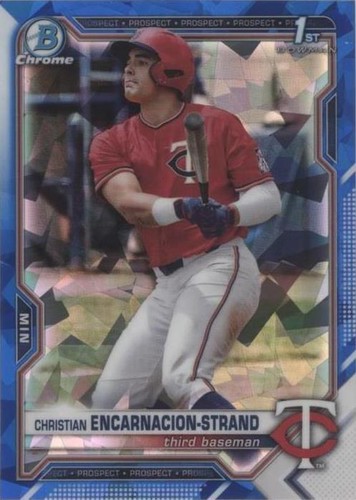 2021 Bowman Chrome Draft Sapphire Edition - Christian Encarnacion-Strand #BDC-9