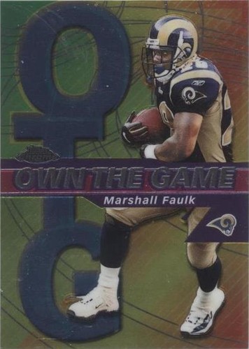 2002 Topps Chrome Marshall Faulk #OG13