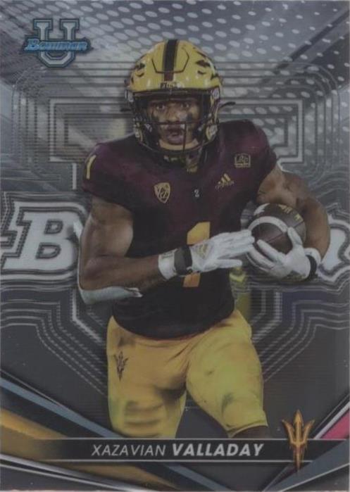 2022-23 Bowman's Best University Xazavian Valladay #32