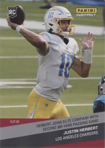 2020 Panini Instant NFL Justin Herbert #47