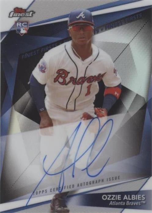 2018 Topps Finest - Ozzie Albies #FFA-OA