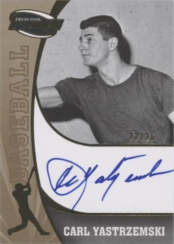 2009 Press Pass Fusion - Carl Yastrzemski #SS-CY