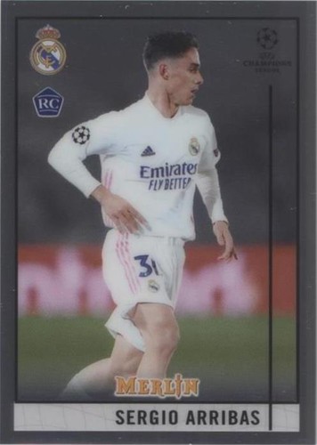 2020-21 Topps Merlin Collection Chrome UCL Sergio Arribas #37