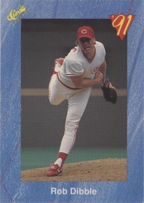 1991 Classic Update Blue Travel Edition - Rob Dibble #T23