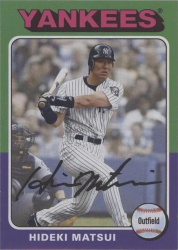 松井秀喜 1of1 matsui hideki topps 1/1 Auto 松井秀喜 1of1 matsui hideki topps 1/1 Auto - メルカリ