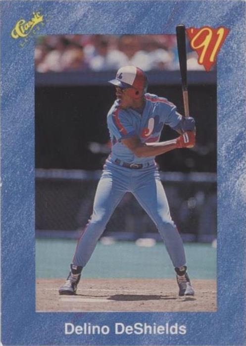 1991 Classic Update Blue Travel Edition - Delino DeShields #T61