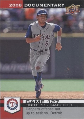 2008 Upper Deck Documentary - Ian Kinsler #3804