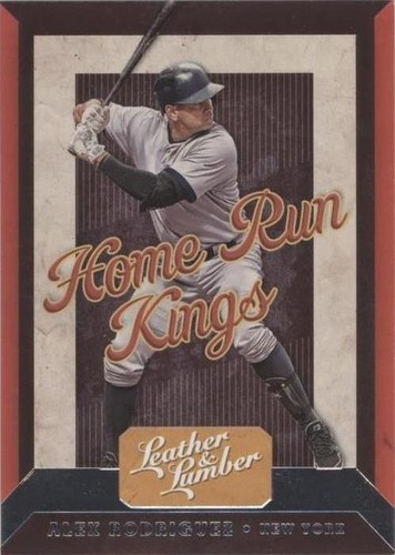 2019 Panini Leather & Lumber - Alex Rodriguez #HRK-8