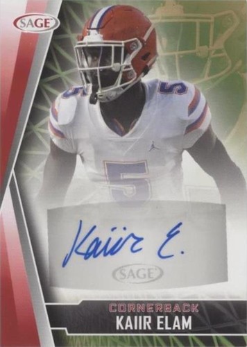 2022 SAGE High Series Kaiir Elam #A-KE2